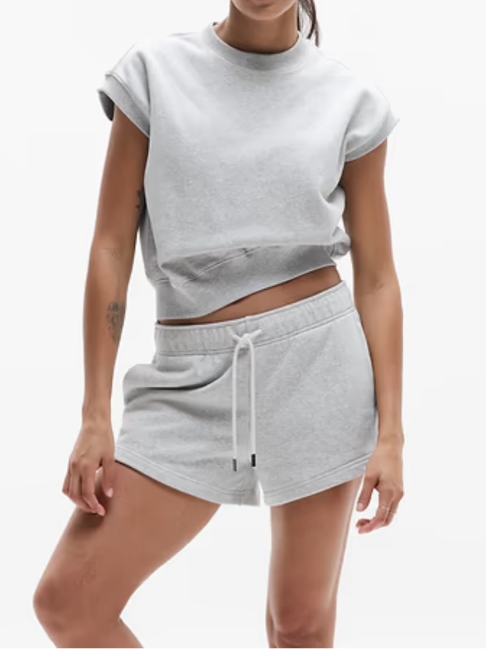 Athleta Heavyweight Terry Dolman Tee